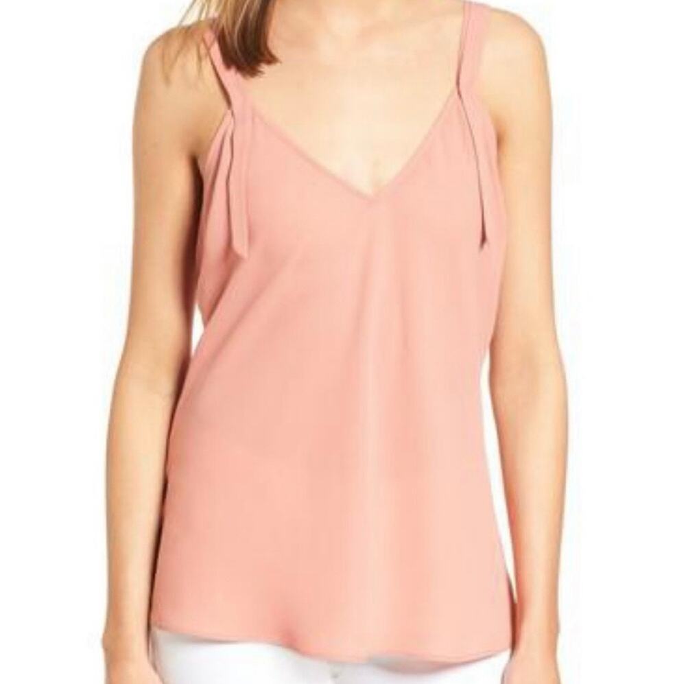 Trouvé Coral V-Neck Camisole Top Medium